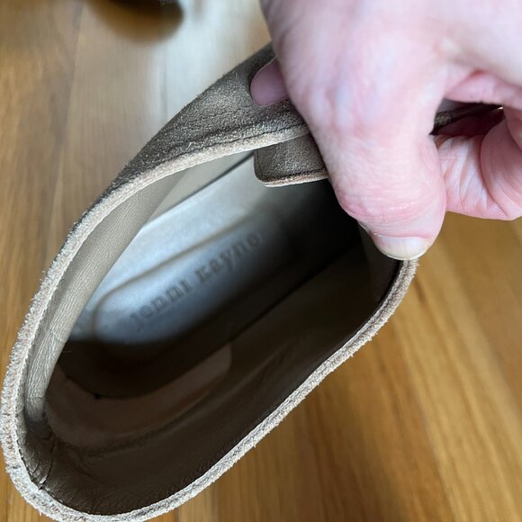 Jenni Kayne Desert Boots Tan Suede Lace Up Size 37 - Picture 10 of 11